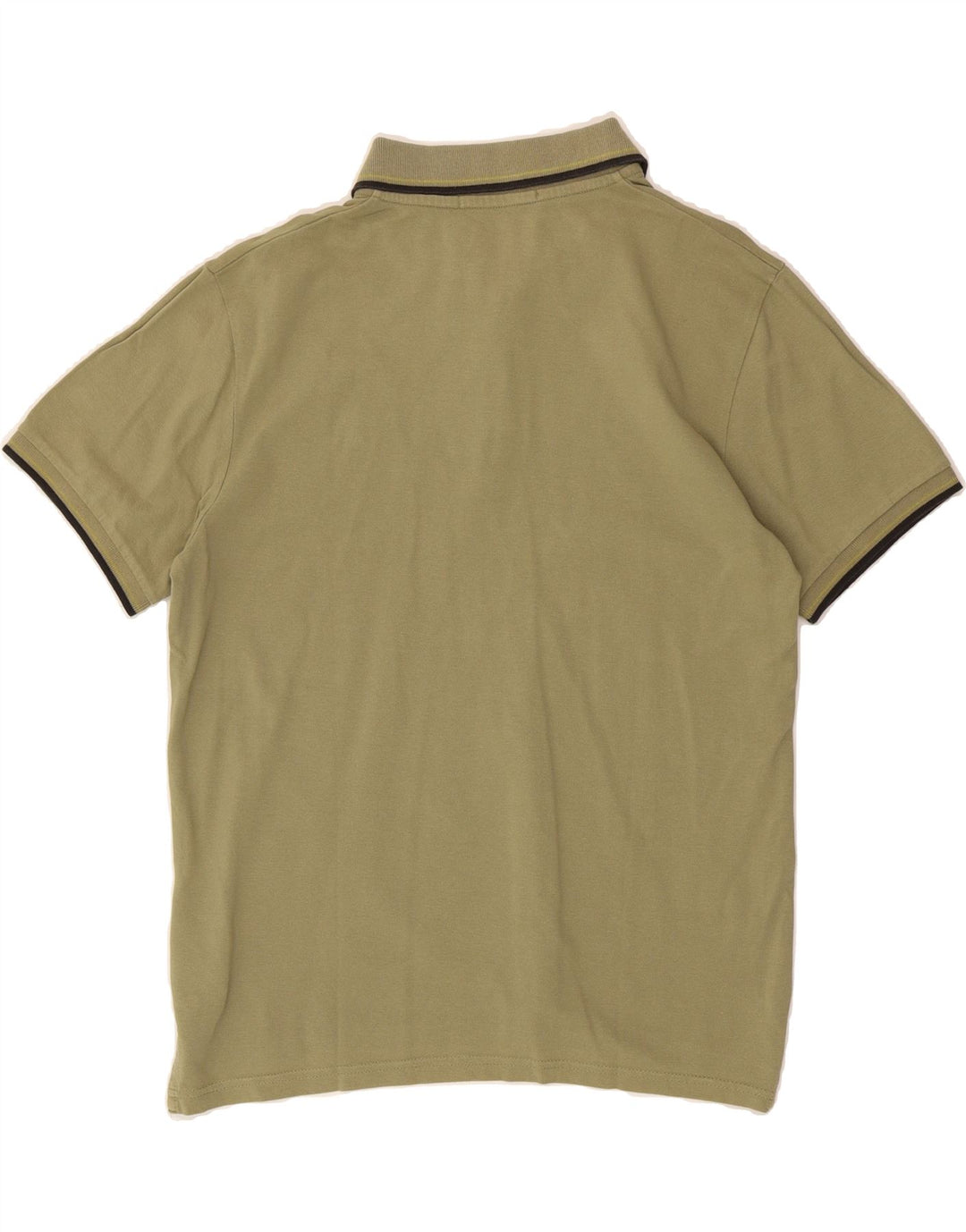 TRUSSARDI Mens Polo Shirt Medium Green Cotton Vintage Trussardi and Second-Hand Trussardi from Messina Hembry 