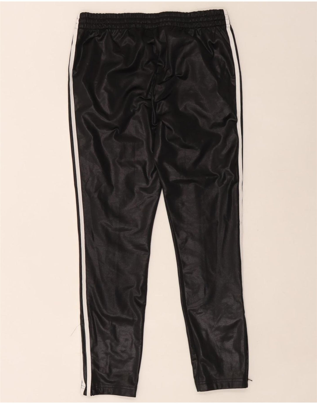 Pantaloni de trening Adidas pentru femei UK 12 Poliester mediu negru