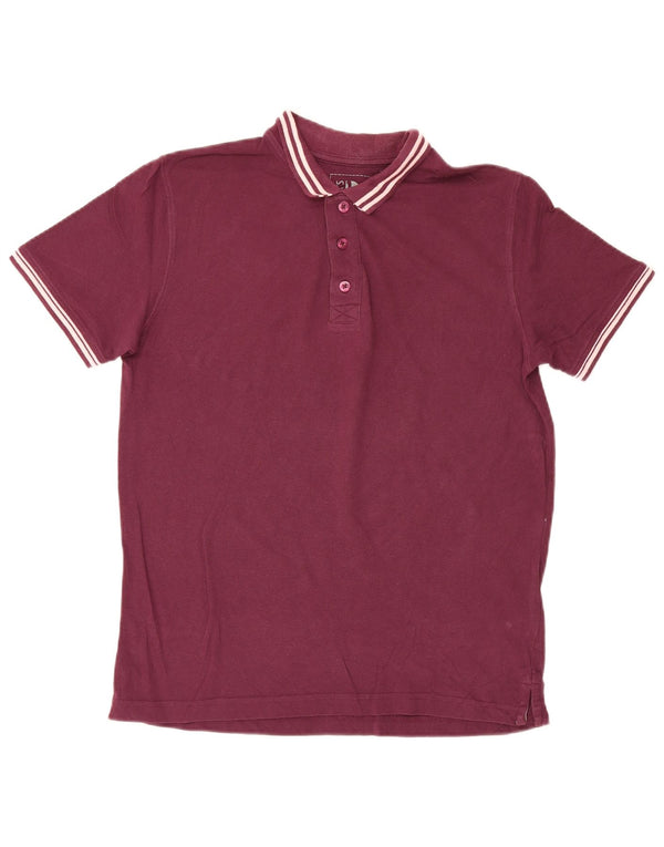 Tricou polo pentru bărbați Dack's Bumbac Burgundy mediu
