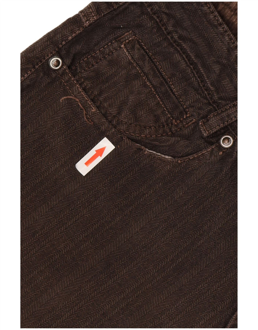 Blugi drepti pentru bărbați NAVIGARE IT 46 Small W29 L26 Maro Bumbac