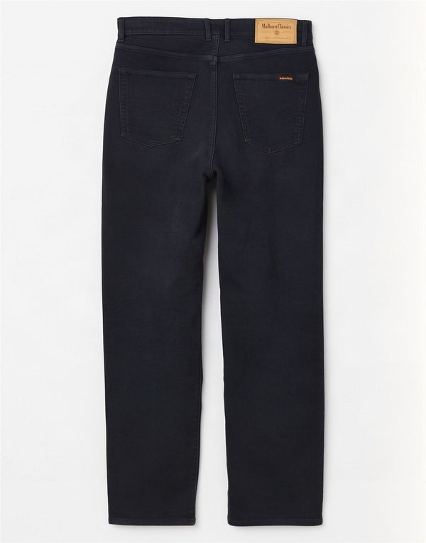 Pantaloni casual drepti pentru bărbați Marlboro Classics L34 L32 Bumbac bleumarin