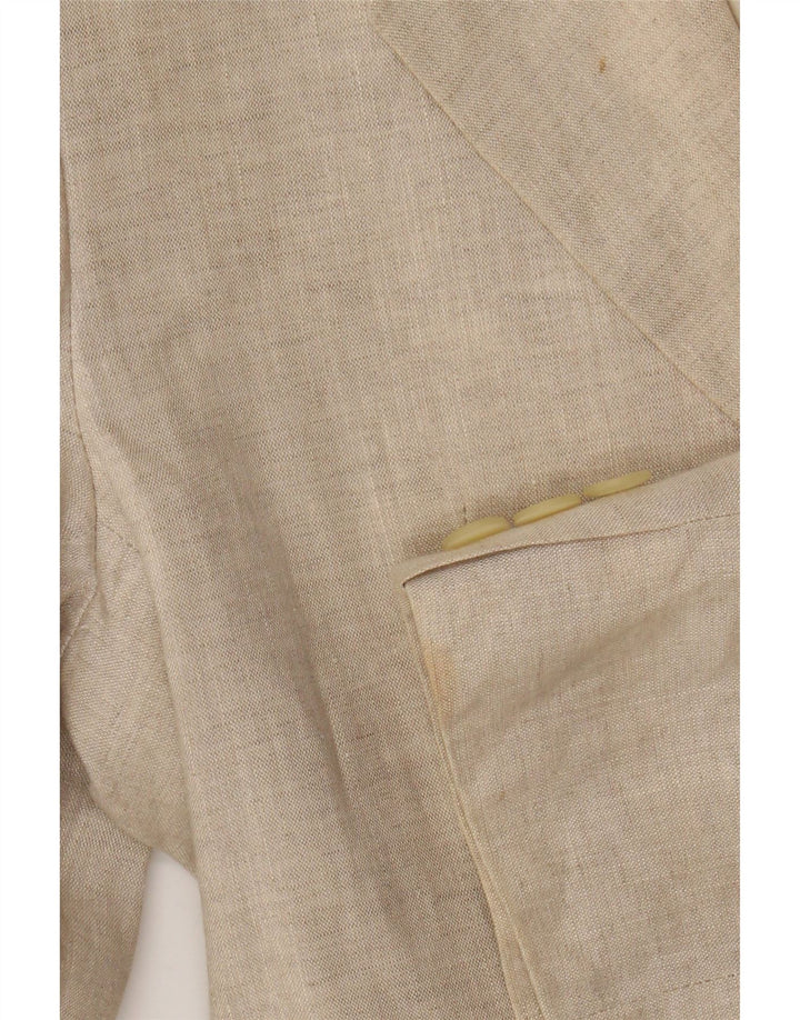Sacou pentru femei Benetton cu 2 nasturi IT 40 Small Beige In