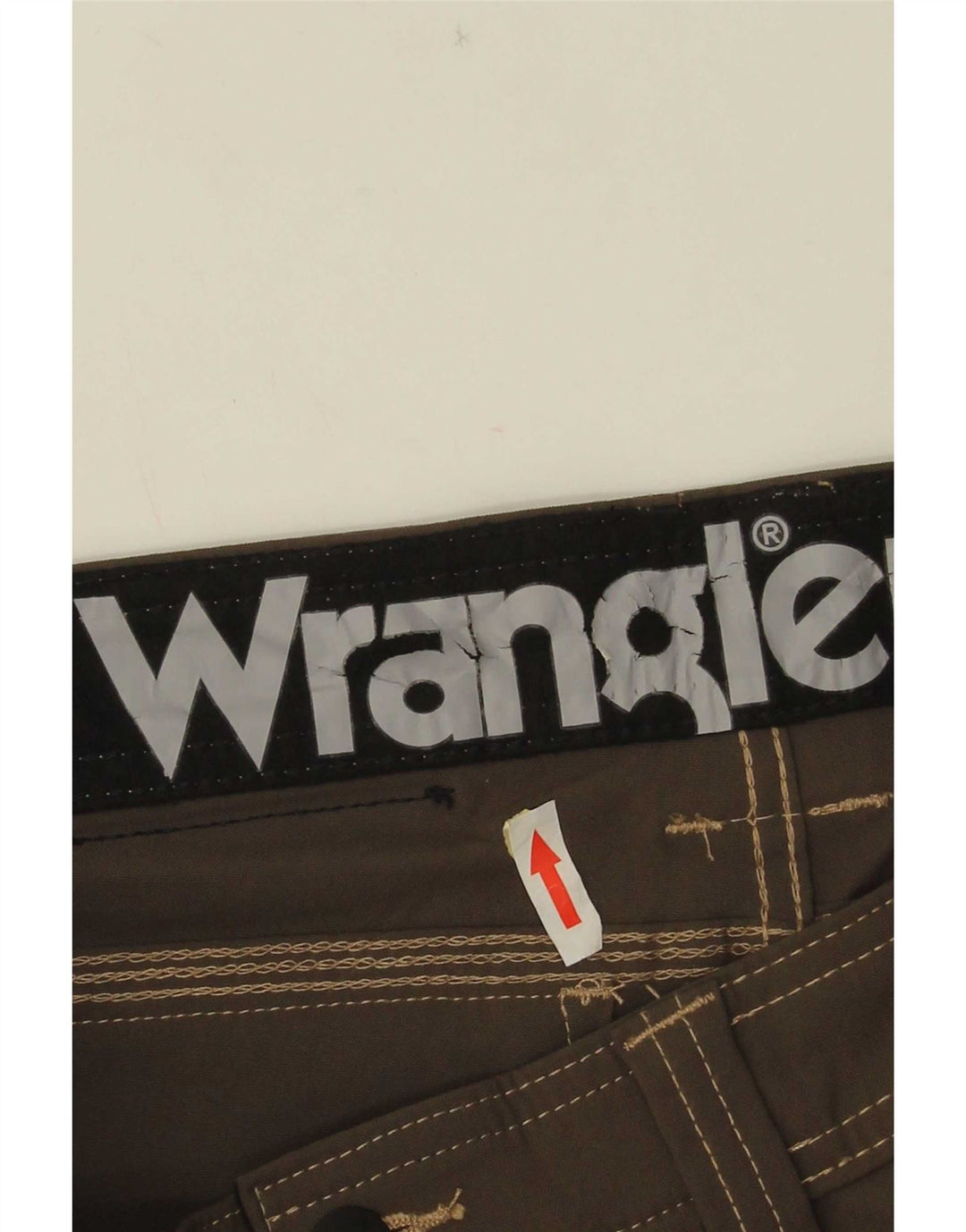 Pantaloni cargo drepti pentru bărbați Wrangler W30 L34 nailon maro