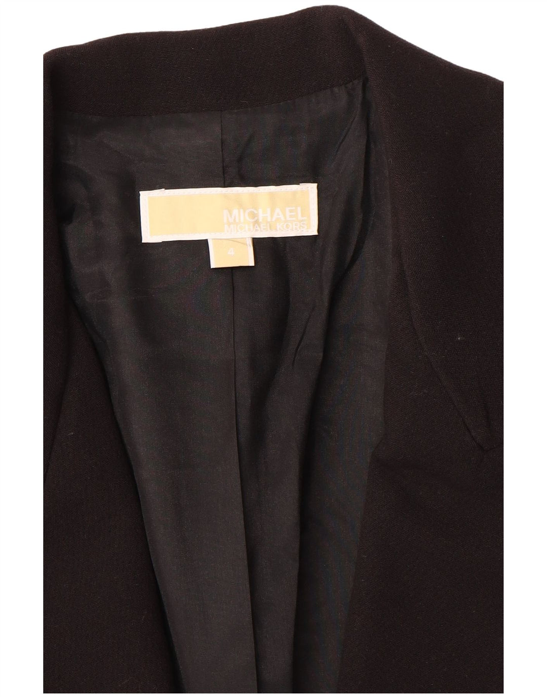 Jachetă Blazer deschisă pentru femei Michael Kors US 4 Small Black