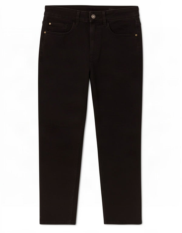 Marks & Spencer Blugi skinny Capri pentru femei UK 12 Medium W30 L21 Bumbac negru