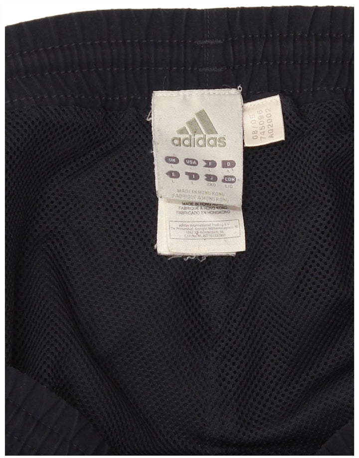 Pantaloni de trening pentru bărbați Adidas Pantaloni de jogging mari, bleumarin, poliester