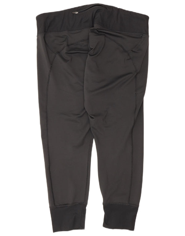 Leggings crop grafic Nike Dri Fit pentru femei UK 18 XL Poliester negru
