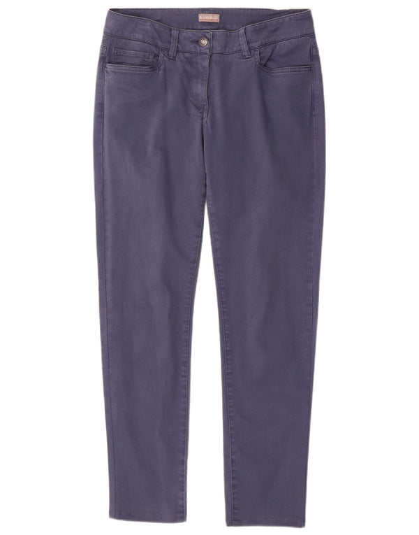 Pantaloni casual subțiri Napapijri pentru femei IT 42 Medium W30 L29 Albastru Bumbac