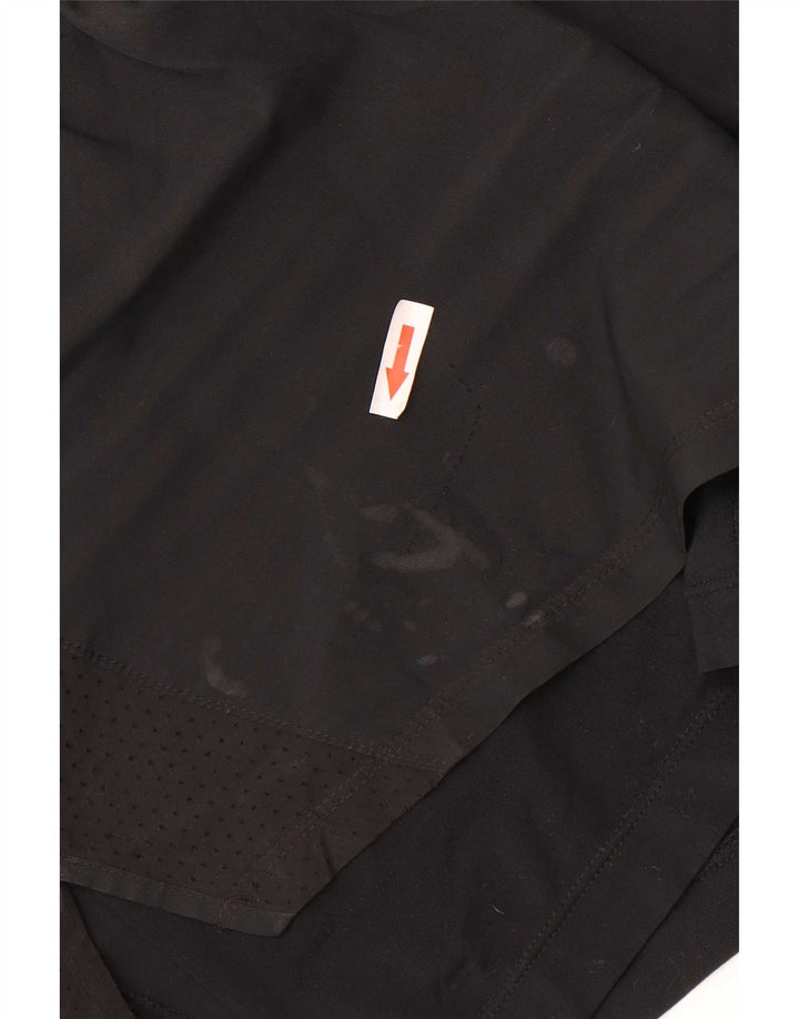 Pantaloni scurți sport Nike Dri Fit pentru femei UK 14 Poliester mediu negru