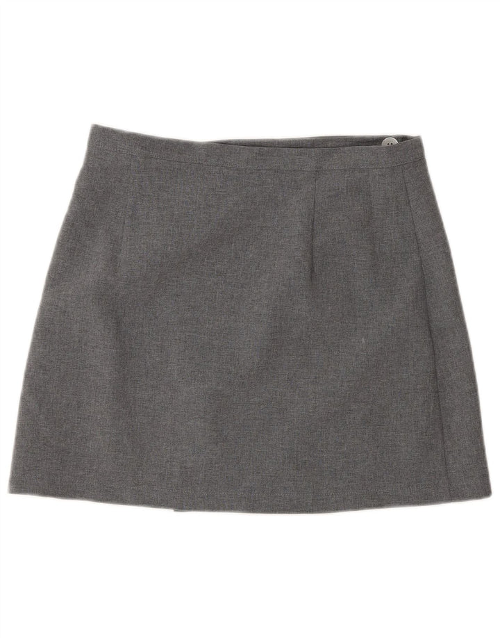 Fusta Mini Wrap Taie Înaltă pentru Femei Sisley IT 44 Medium W26 Poliester gri