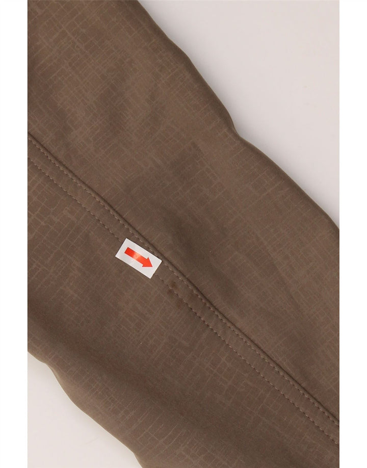 EDDIE BAUER Jachetă de vânt pentru femei cu glugă, UK 16, mare, bej, poliester