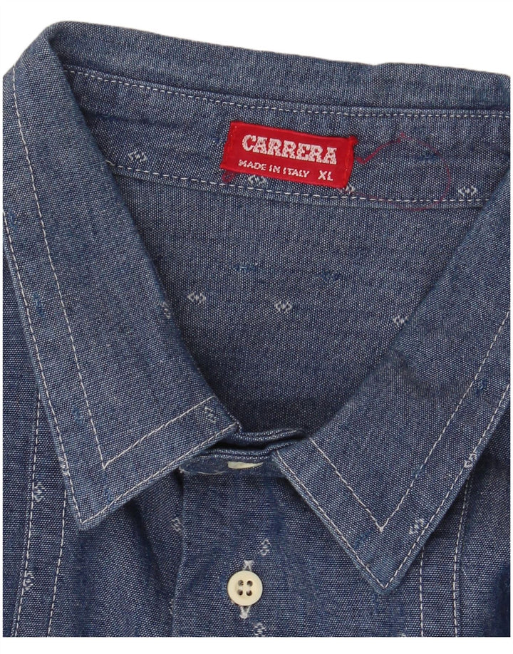 Cămașă pentru bărbați Carrera XL Bleumarin Geometric
