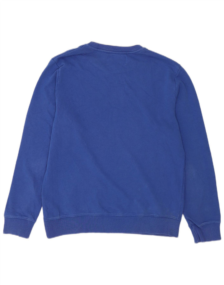 Pulover Calvin Klein Jeans pentru bărbați cu grafică, bumbac albastru mediu