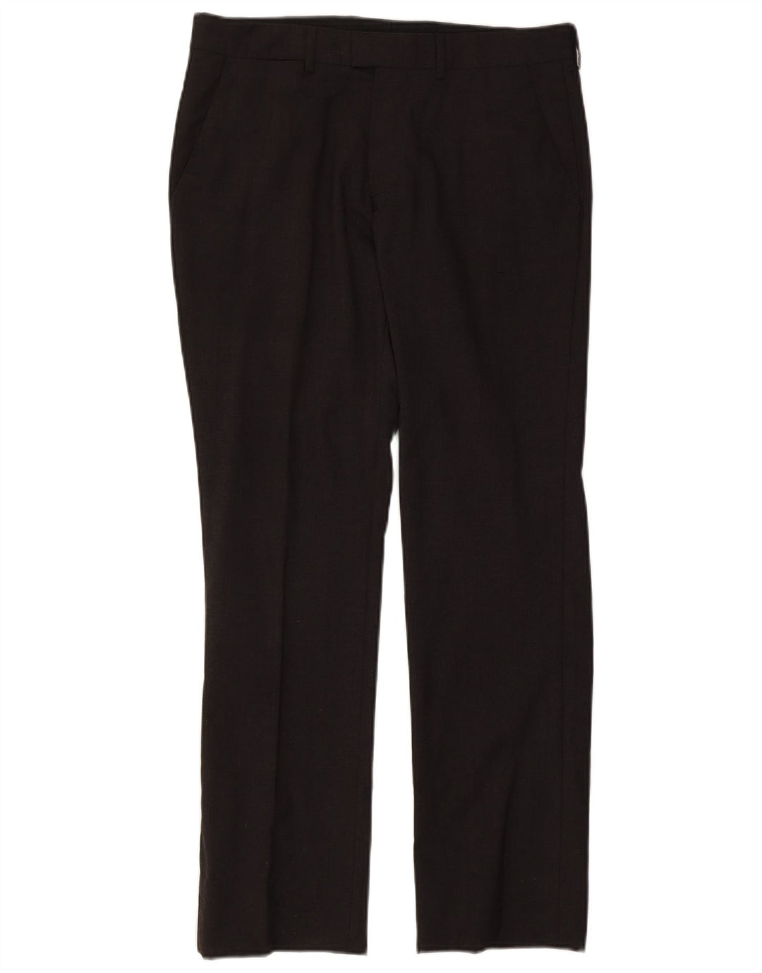Pantaloni de costum drepți pentru bărbați Zara EU 40 Mediu L31 L30 Poliester gri