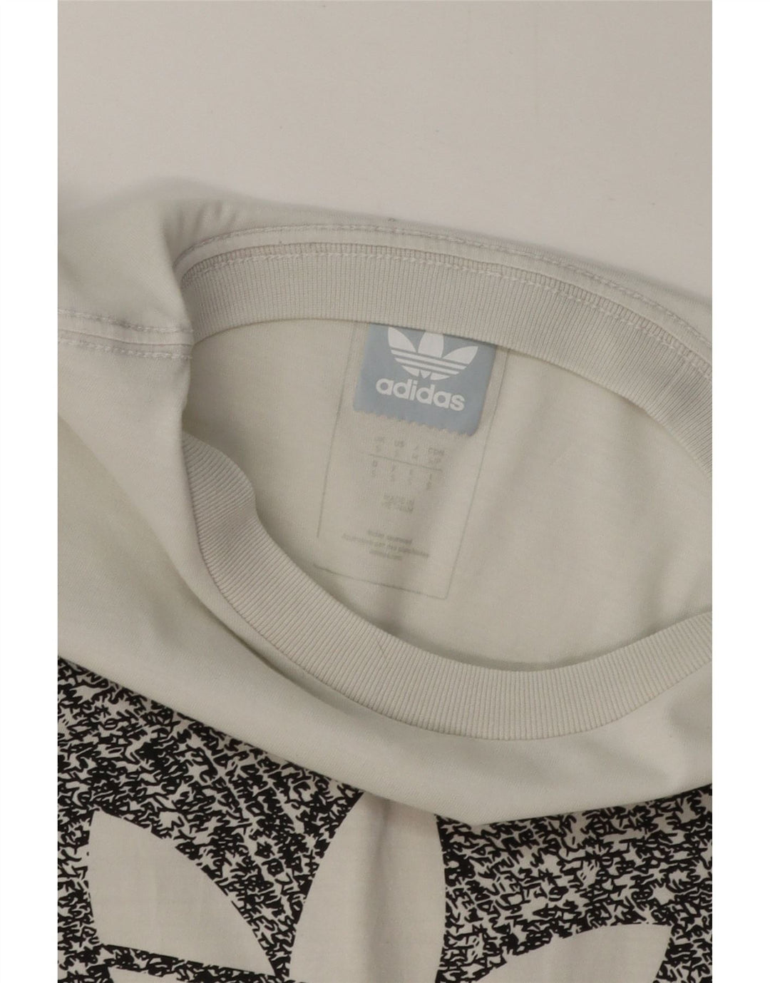 Tricou grafic pentru bărbați Adidas Top mic, alb, bumbac
