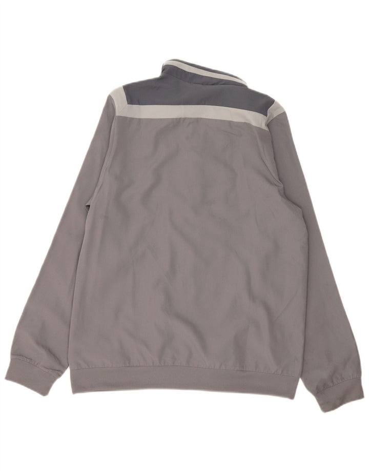 Jachetă de top pentru trening Climalite Adidas pentru băieți 13-14 ani, gri Colorblock