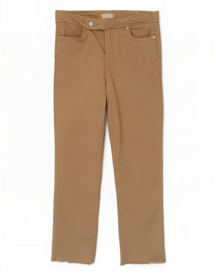 Liu Jo Pantaloni De Costum Femei L28 L26 Maro Bumbac