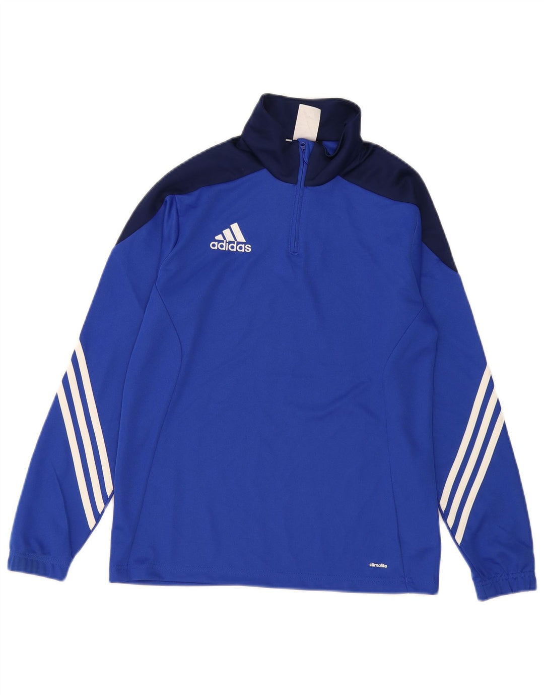 Adidas Boys Climalite Pullover Trening Top 13-14 Ani XL Albastru