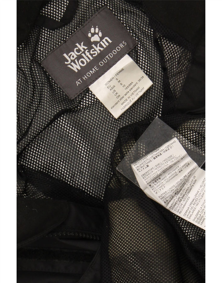 Jachetă de ploaie pentru femei JACK WOLFSKIN UK 10 Poliamidă neagră mică