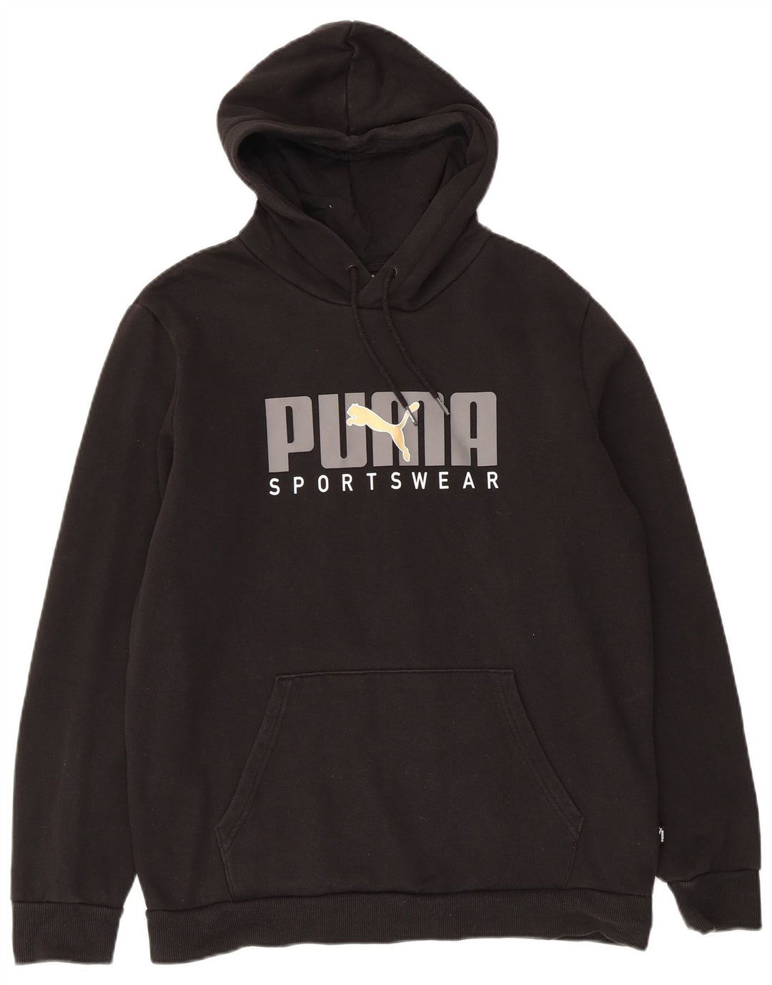 Pulover pentru bărbați Puma Graphic Hoodie, bumbac mediu negru