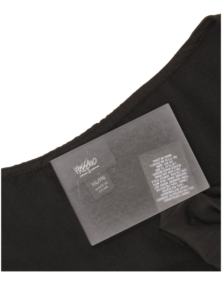 MOSSIMO Rochie Schimbată Femei UK 20 2XL Negru Poliester