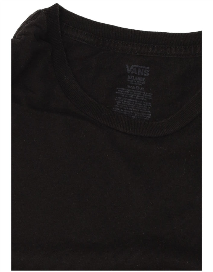 Tricou grafic pentru bărbați VANS Top 2XL bumbac negru