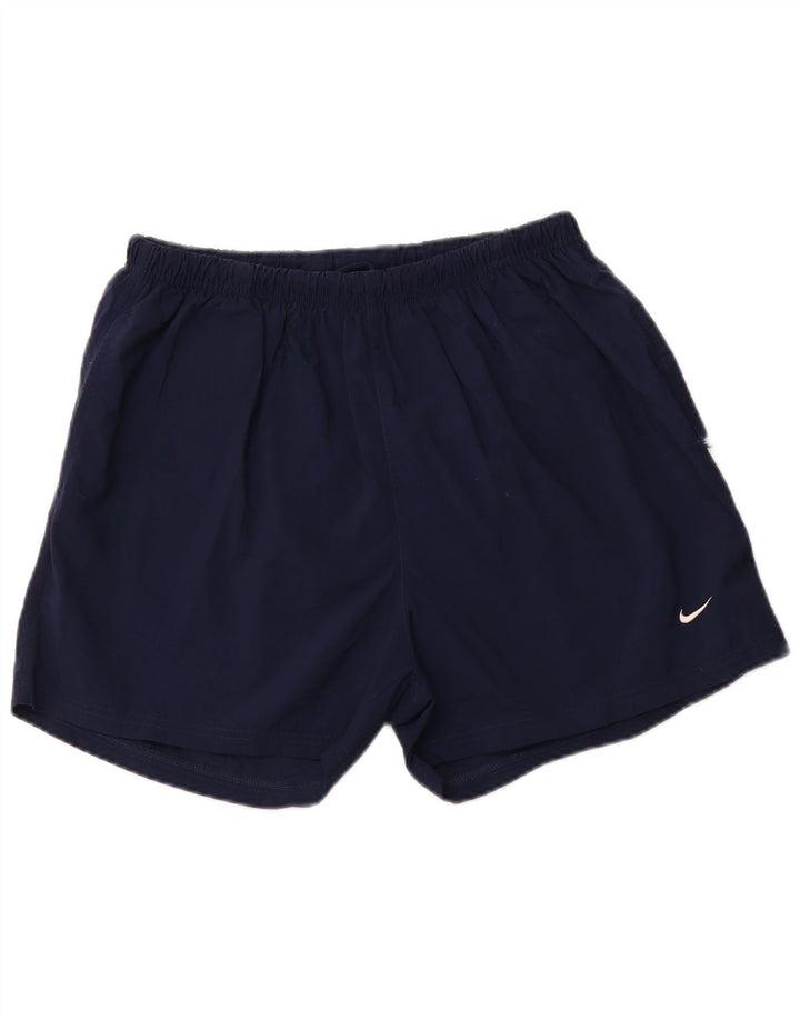 Pantaloni scurți sport NIKE pentru bărbați, mari, albastru, poliester