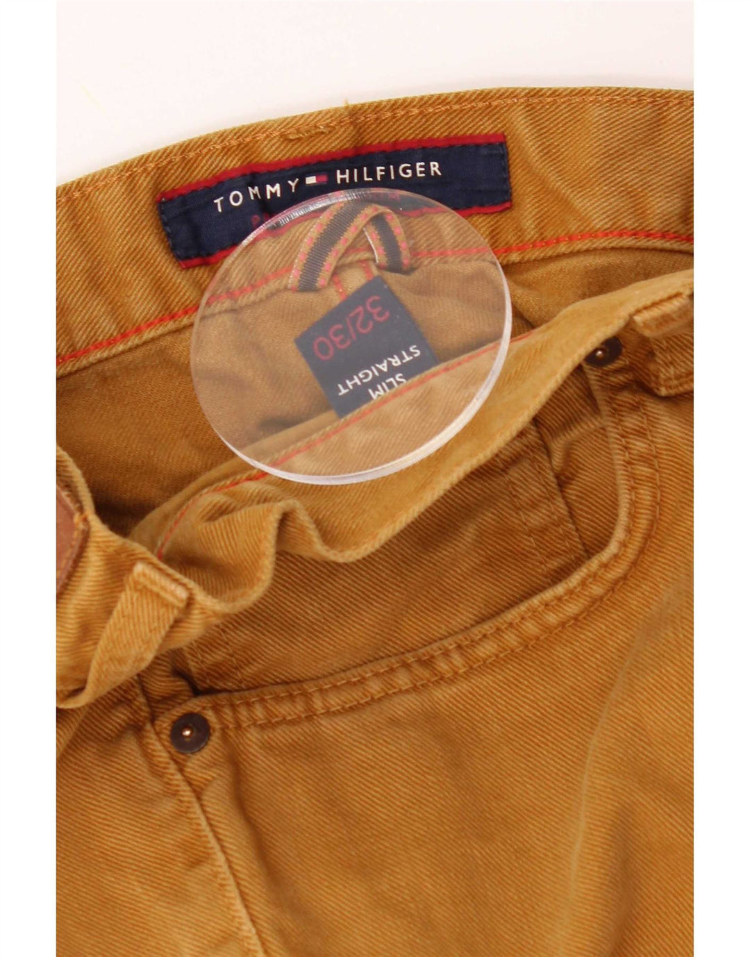 Blugi slim drepte pentru bărbați Tommy Hilfiger W32 L30 bej