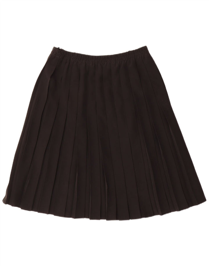 Fusta plisată vintage pentru femei EU 42 Large W34 Poliester negru