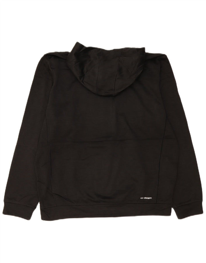 Adidas Climawarm Hoodie Pulover mare, negru, poliester