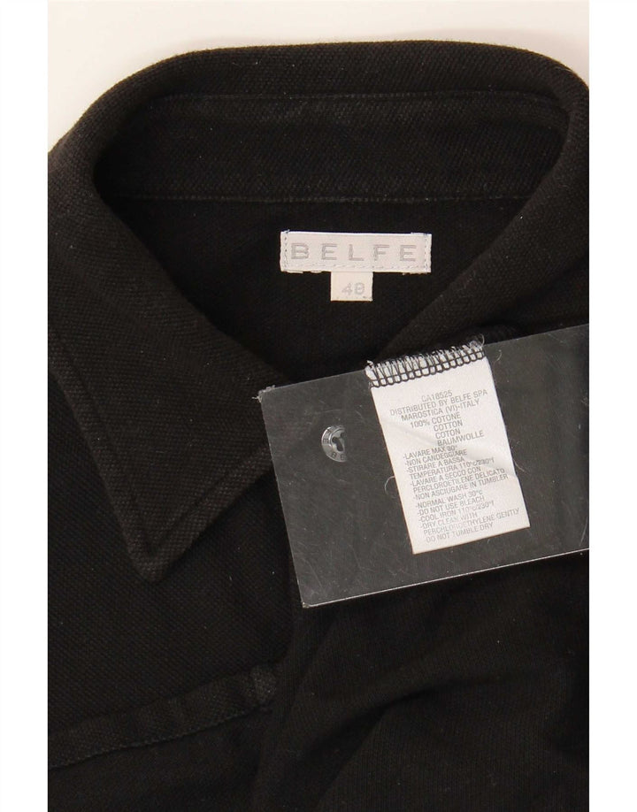 Cămașă cu mânecă scurtă pentru femei Belfe IT 48 XL bumbac negru