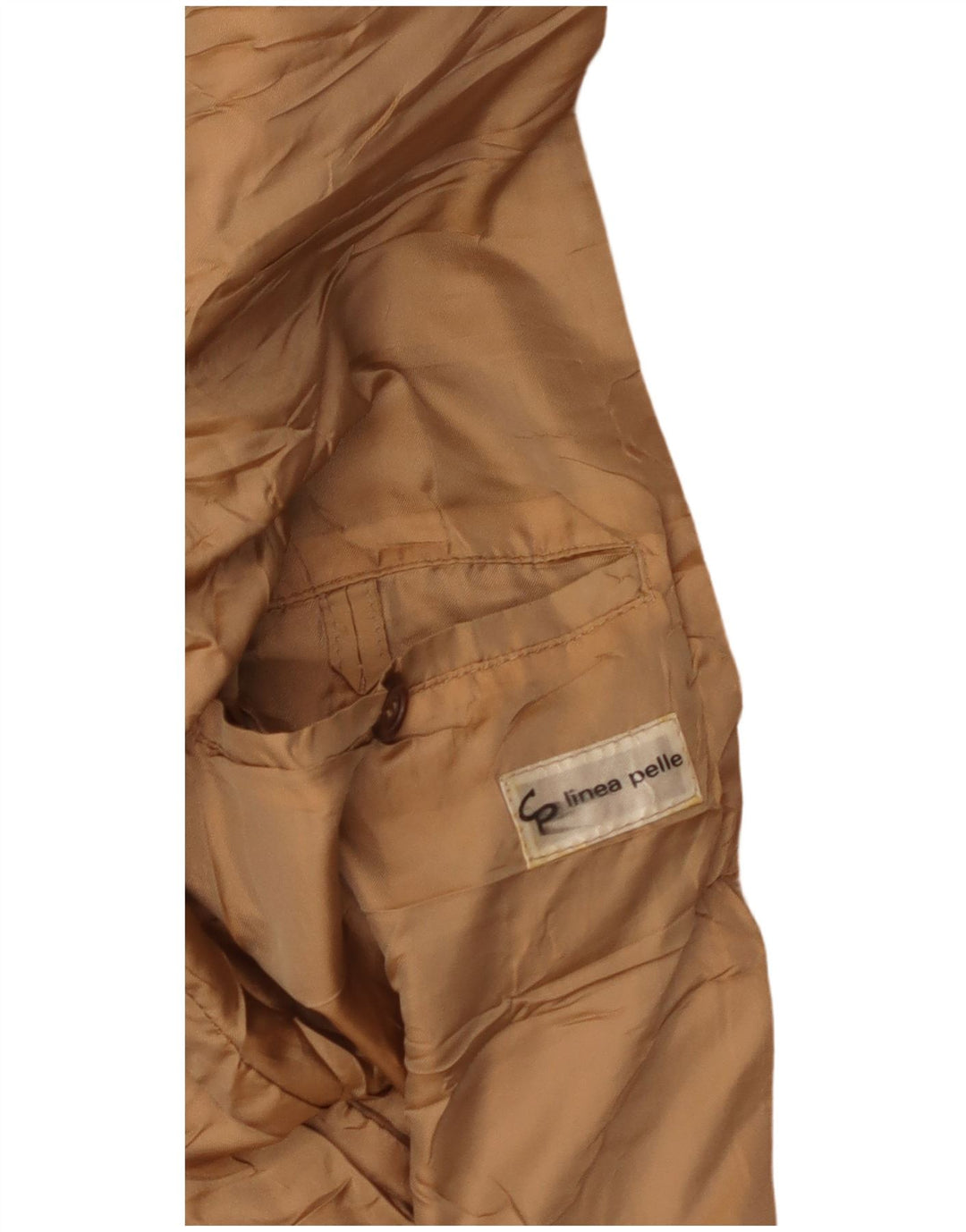 Jachetă de piele vintage pentru bărbați UK 38 Medium Beige Piele