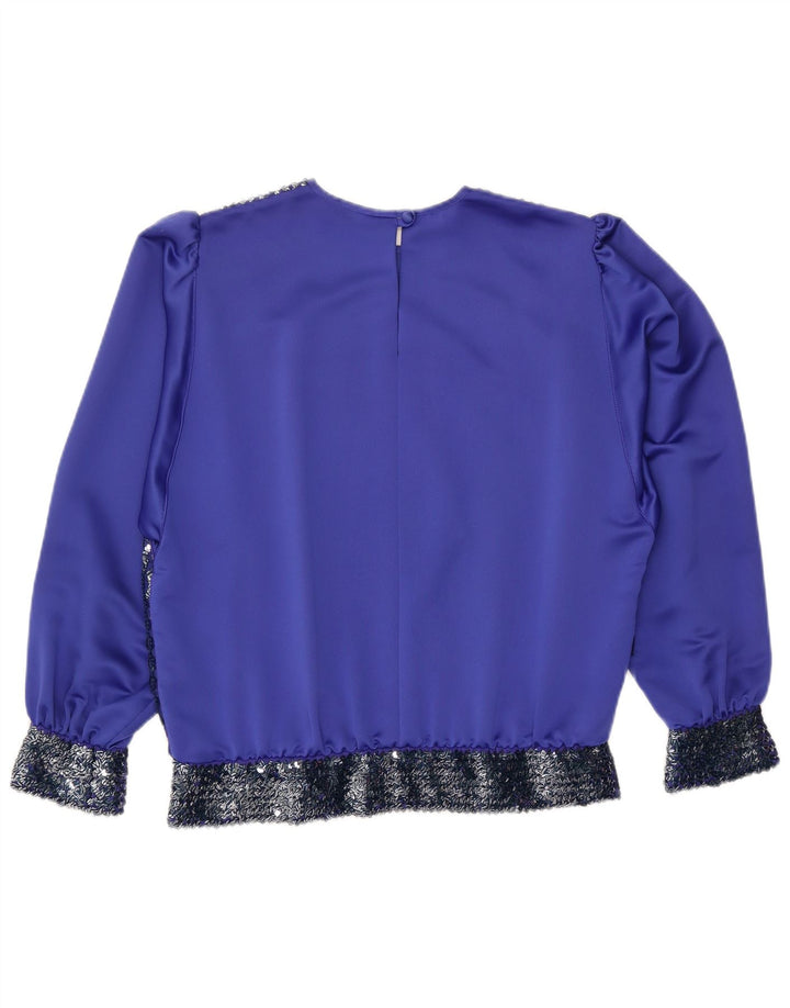 Bluză cu mânecă lungă pentru femei ARA EU 44 XL Poliester albastru