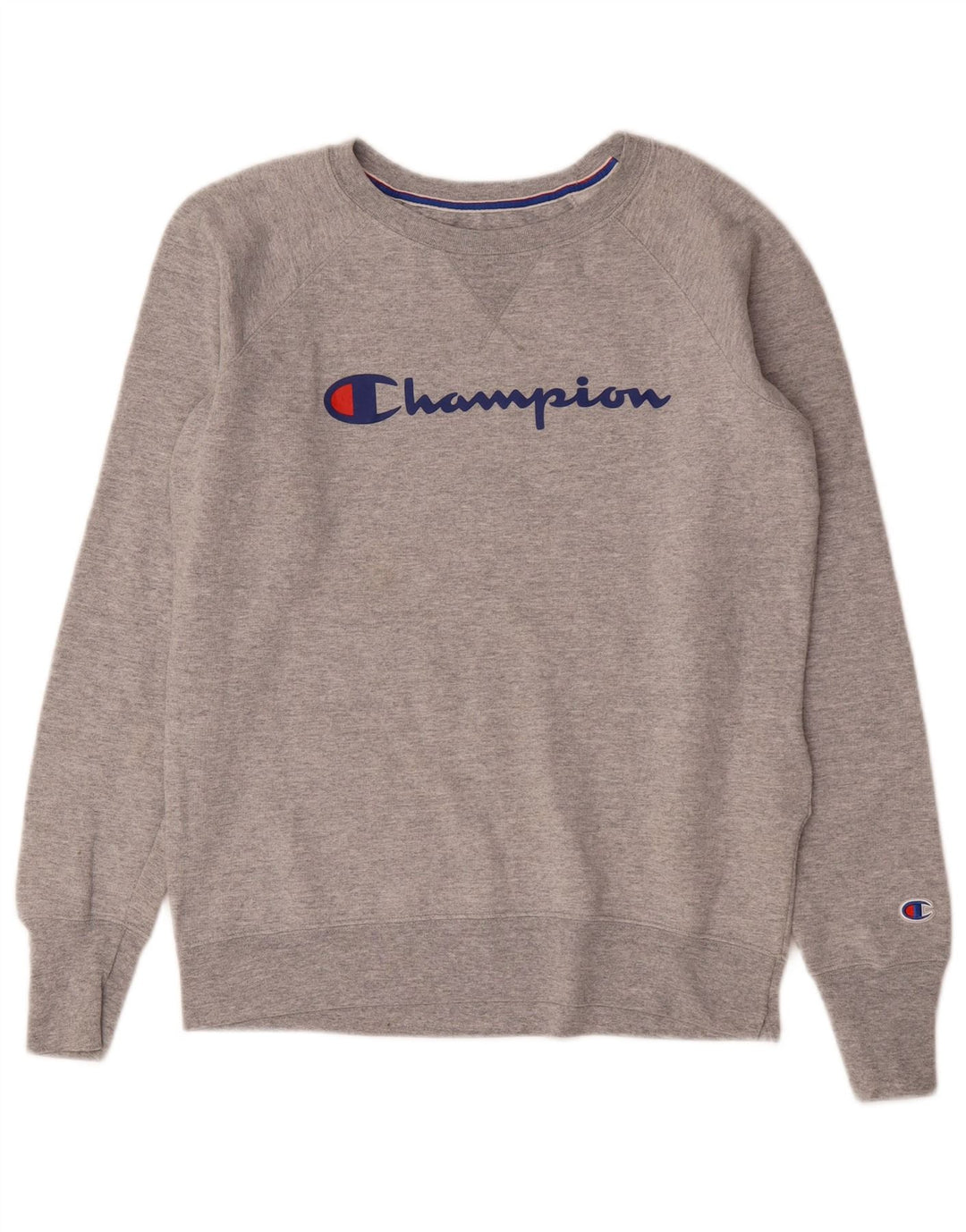 Pulover grafic pentru bărbați Champion Pulover mic, gri, bumbac