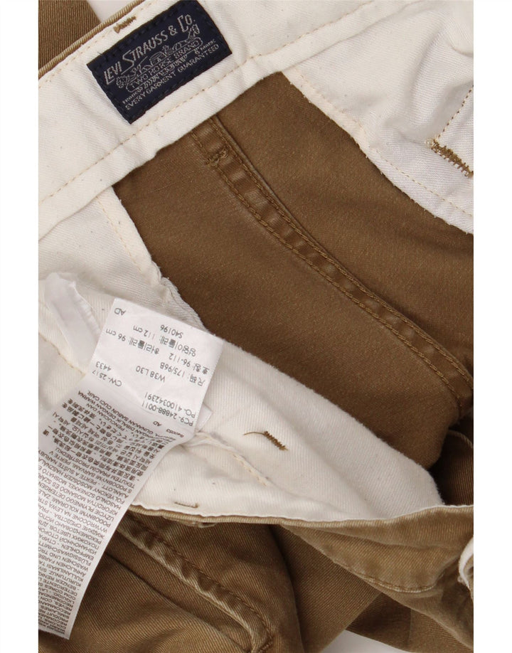 Pantaloni chino slim pentru bărbați Levi's L38 L30 bumbac bej