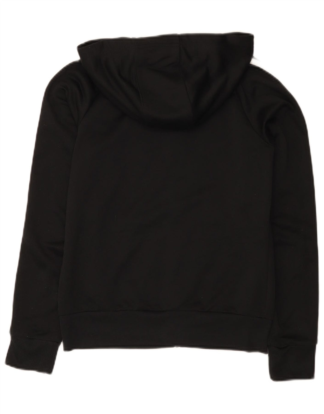Adidas Boys Zip Hoodie Pulover 11-12 ani poliester negru