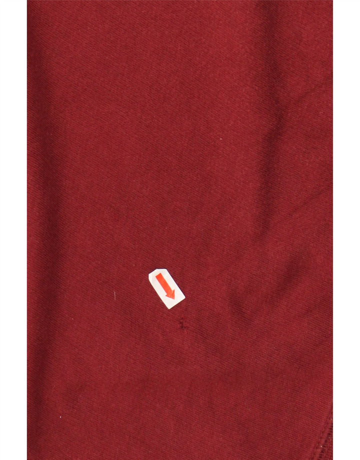 Pulover ASICS pentru bărbați, roșu mediu, bumbac color bloc