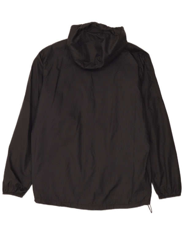 Jachetă de ploaie cu glugă Nike pentru bărbați UK 38 Medium Black Nylon