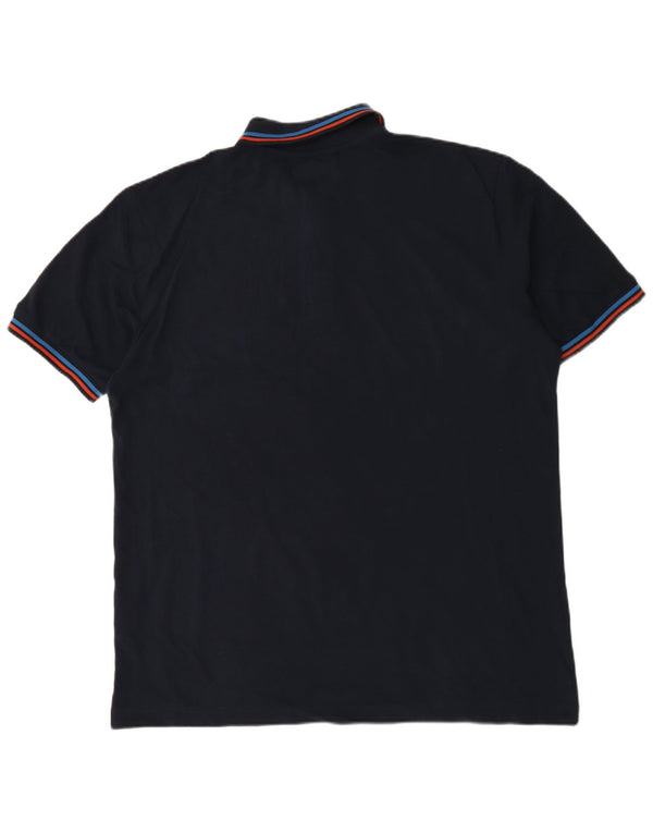Cămașă polo pentru bărbați Kappa 2XL bumbac negru