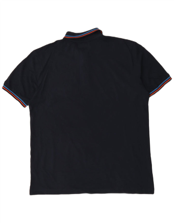Cămașă polo pentru bărbați Kappa 2XL bumbac negru