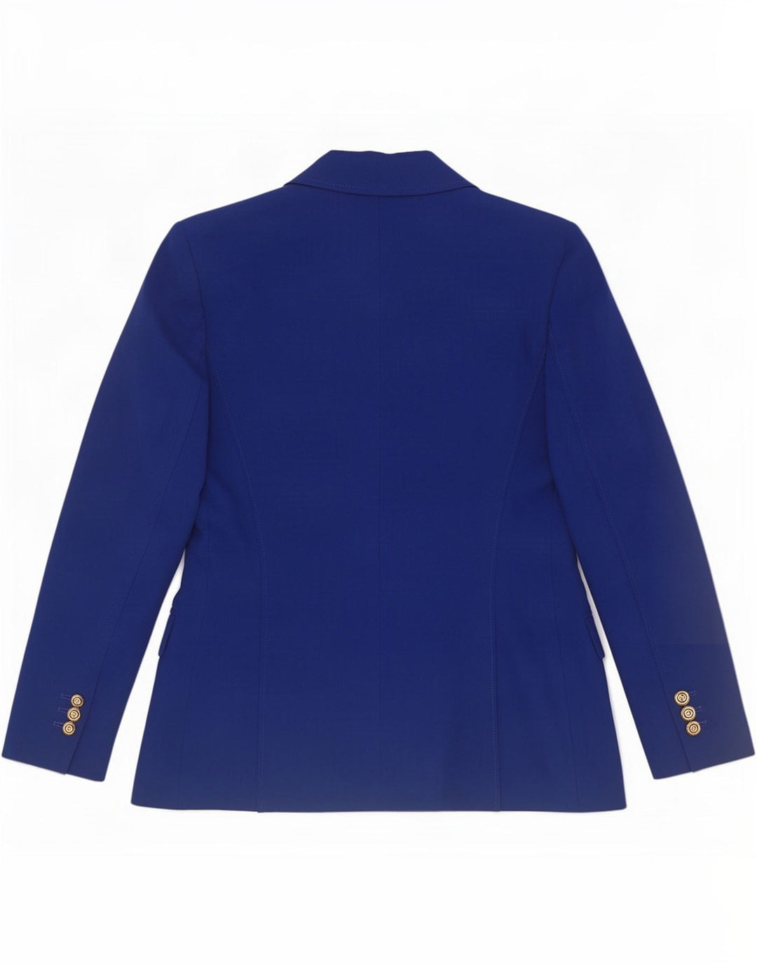 Jachetă Blazer pentru femei Zara, cu două piepturi, UK 12, poliester albastru mediu