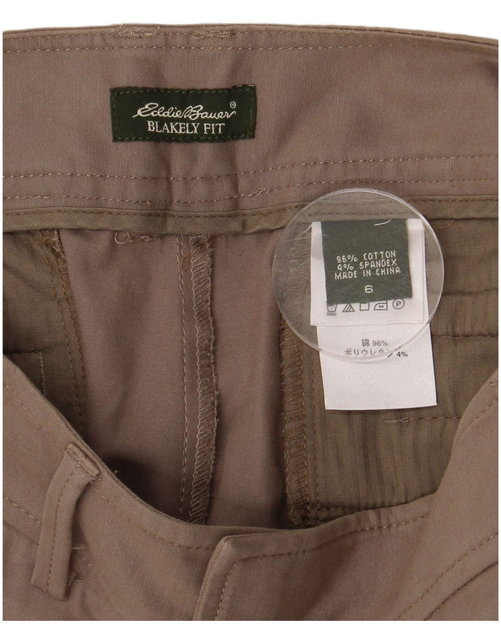 EDDIE BAUER Pantaloni casual Blakely Fit pentru femei US 6 Medium W30 L30 Maro