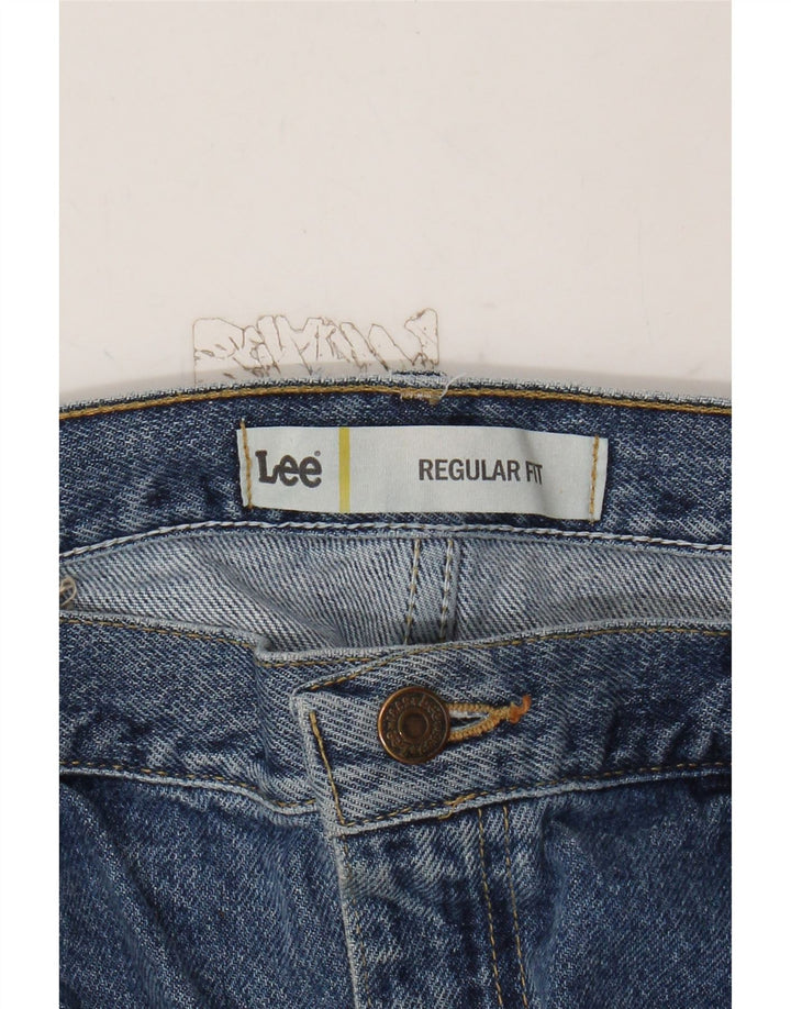 LEE Mens Regular Fit Straight Jeans W40 L30 Blue Cotton Vintage Lee and Second-Hand Lee from Messina Hembry 