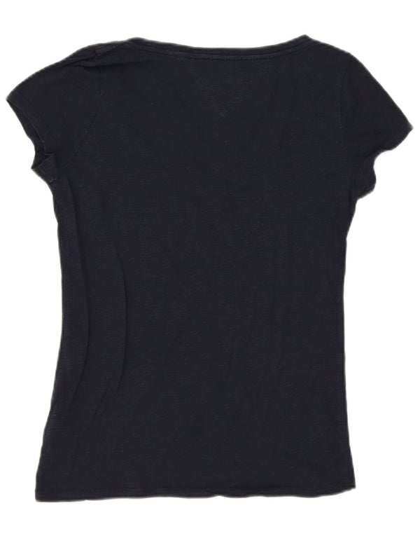 Tricou pentru femei Tommy Hilfiger Top UK 12 Medium Bleumarin Flecked