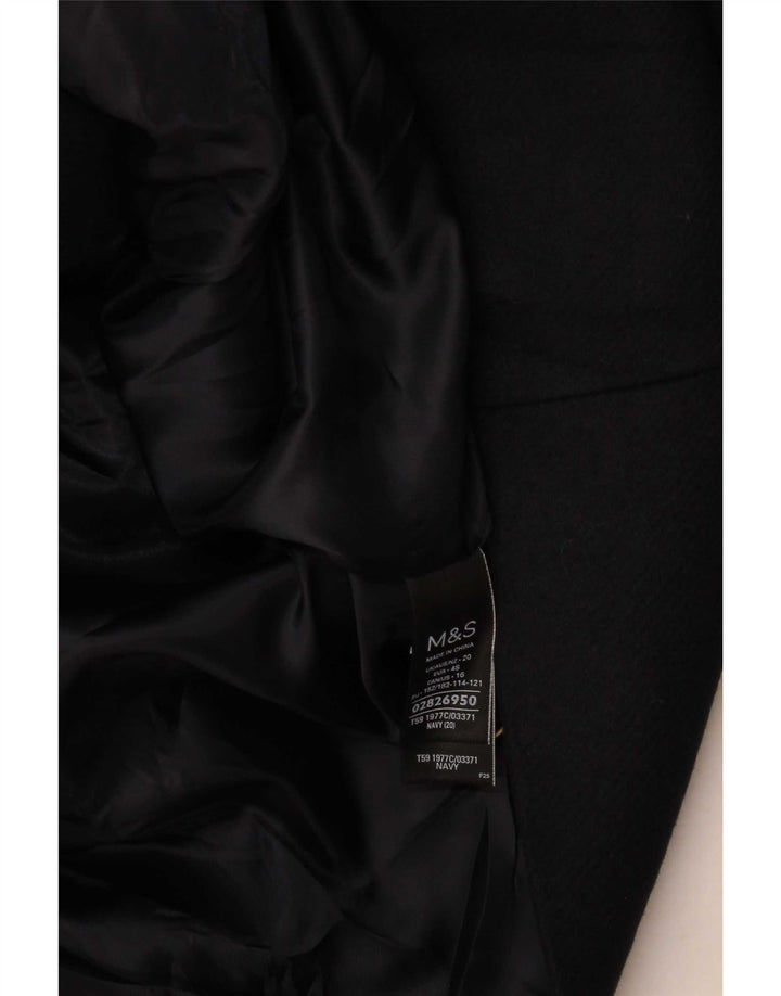 Palton pentru femei Zara UK 20 2XL Bleumarin Poliester