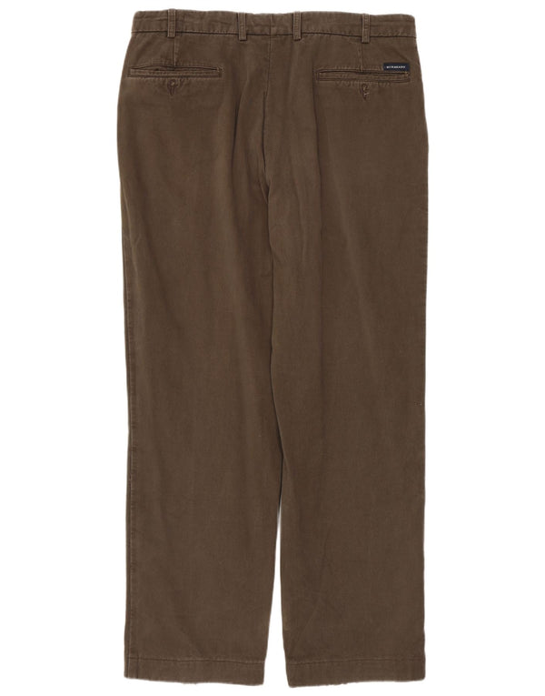 Pantaloni chino pentru bărbați Burberry IT 50 Medium W32 L29 Maro Bumbac