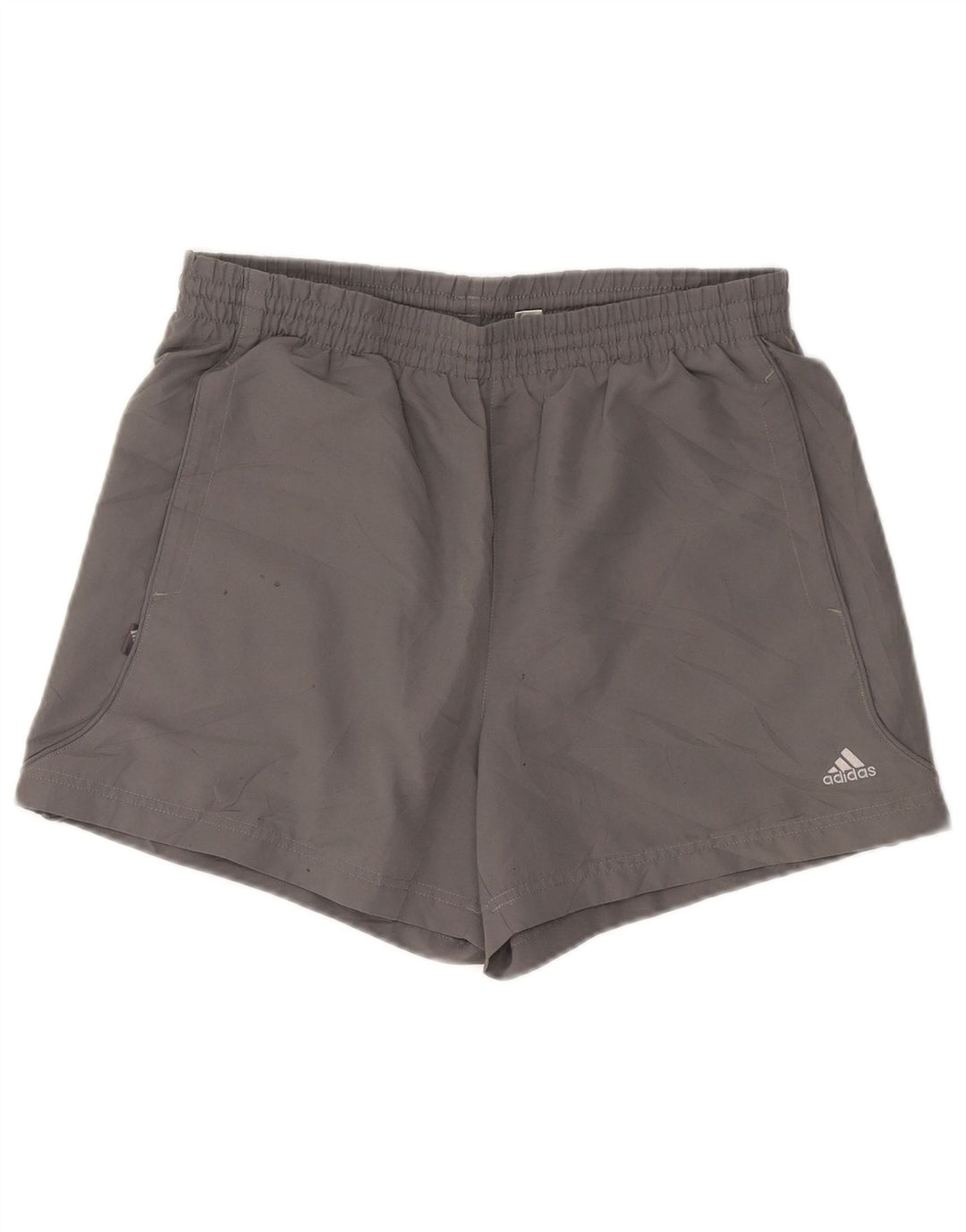 Pantaloni scurți sport pentru bărbați Adidas, gri mediu, poliester