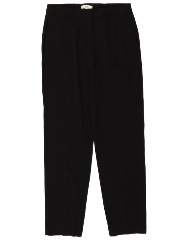 Pantaloni chino conici pentru femei Marks & Spencer UK 14 Large W32 L32 Negru