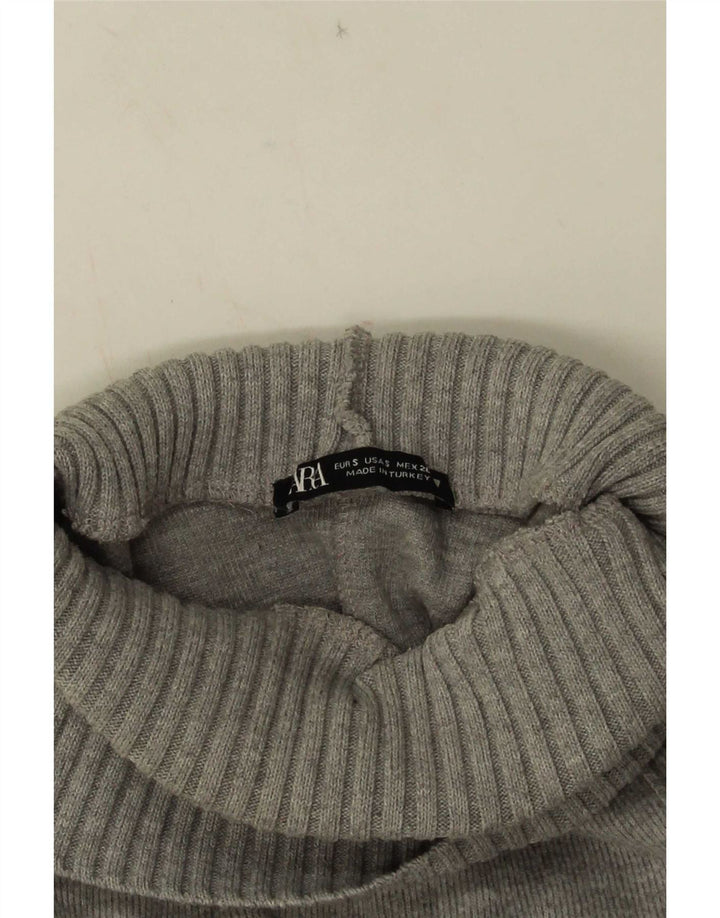 Vesta Zara Femei Tank Top UK 10 Small Gri