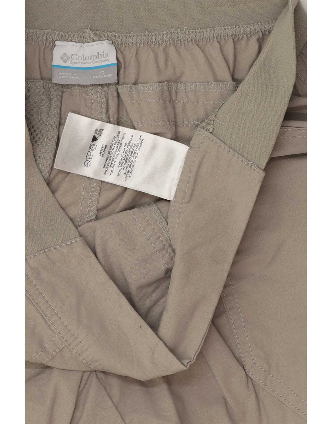 Pantaloni scurți chino Columbia Regular Fit, pentru femei, mici W28, bumbac gri